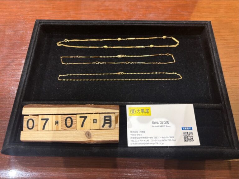 K18-NC-ネックレス　貴金属　買取　大黒屋　仙台　パルコ